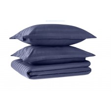 КПБ Askona Comfort Stripe 3*3 (односп) Глубокий синий