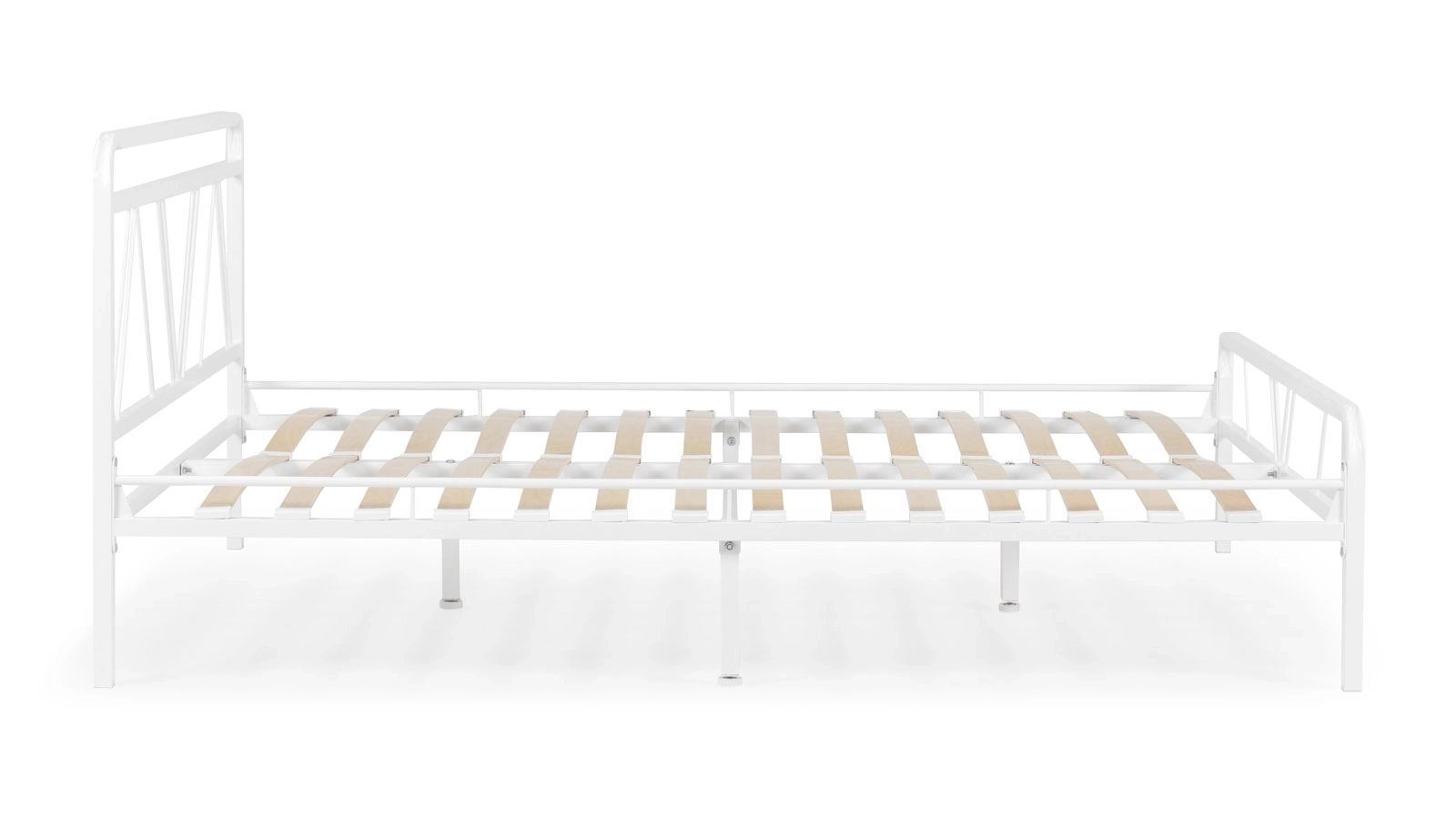 Железная кровать Cassis, цвет белый в спальню Askona фотография товара - 12 - большое изображение