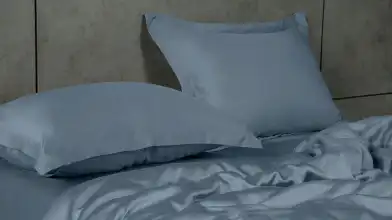 Наволочка Solid Tencel, цвет Синий металлик (2 шт.) Askona фото - 4 - превью