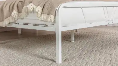 Железная кровать Cassis, цвет белый в спальню Askona фотография товара - 8 - превью