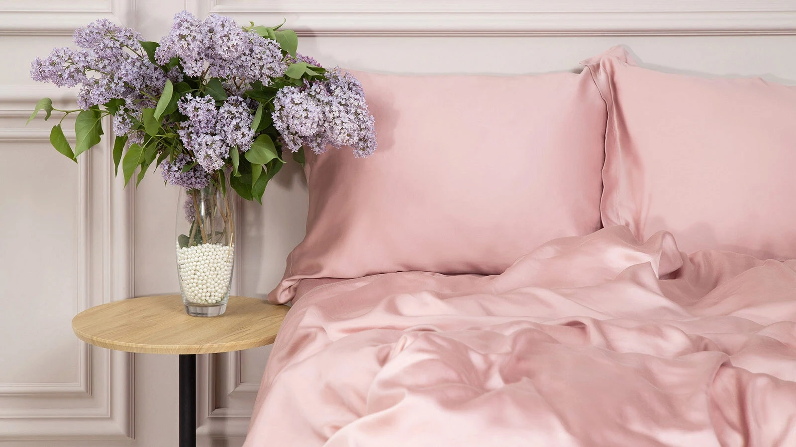 Наволочка Solid Tencel, цвет Розовое золото (2 шт.) Askona фото - 3 - большое изображение