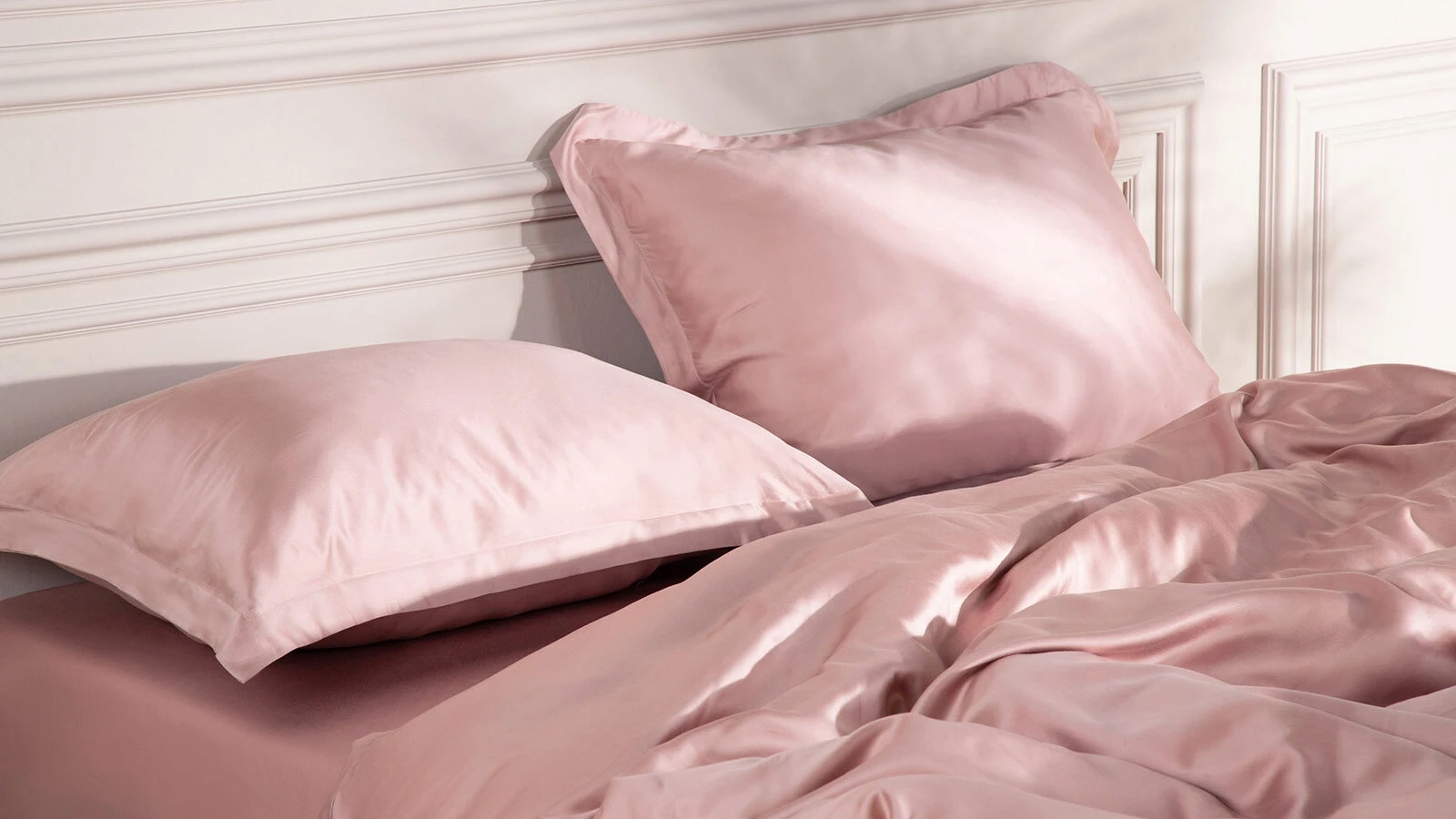 Наволочка Solid Tencel, цвет Розовое золото (2 шт.) Askona фото - 4 - большое изображение