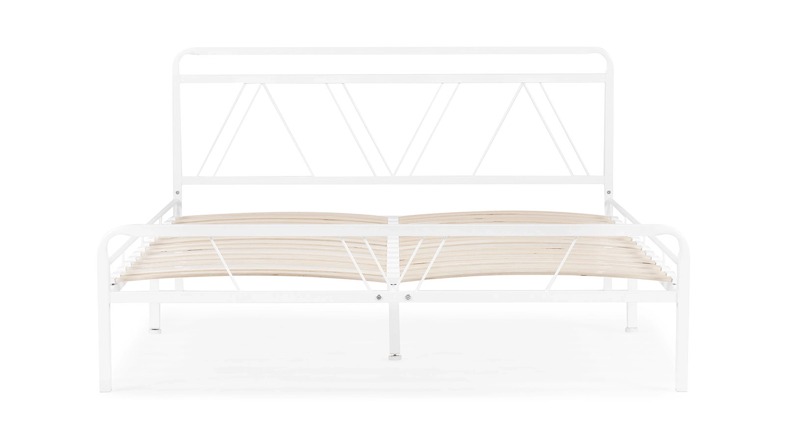 Железная кровать Cassis, цвет белый в спальню Askona фотография товара - 11 - большое изображение