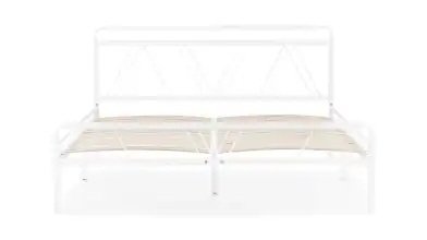 Железная кровать Cassis, цвет белый в спальню Askona фотография товара - 11 - превью