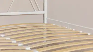 Железная кровать Cassis, цвет белый в спальню Askona фотография товара - 9 - превью