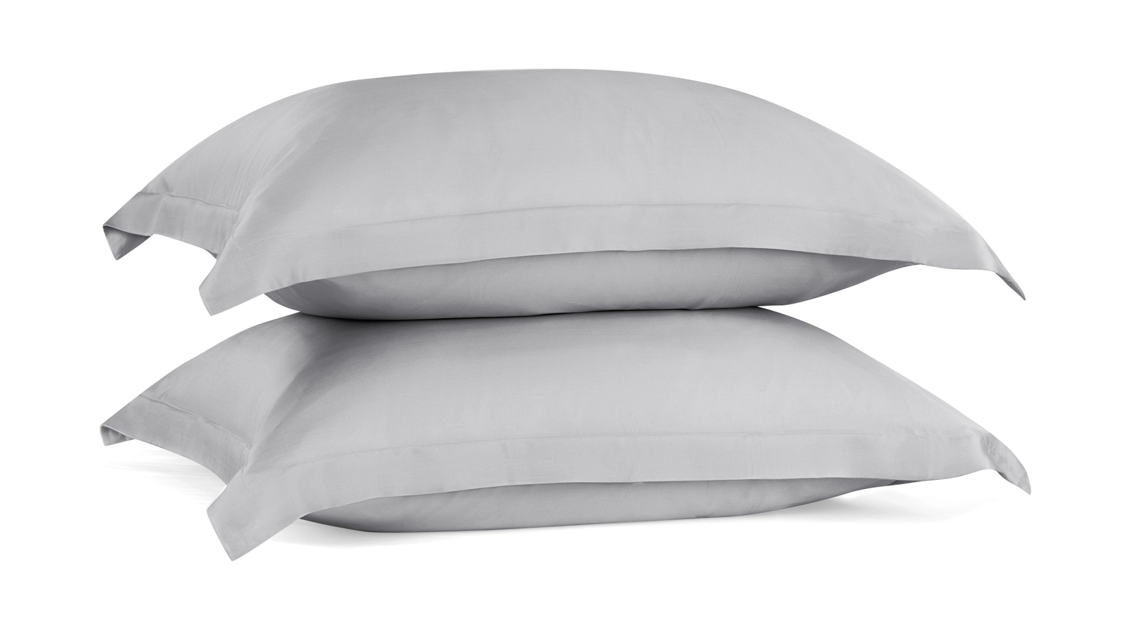 Наволочка Solid Tencel, цвет Серебристый иней (2 шт.) Askona фото - 1 - большое изображение