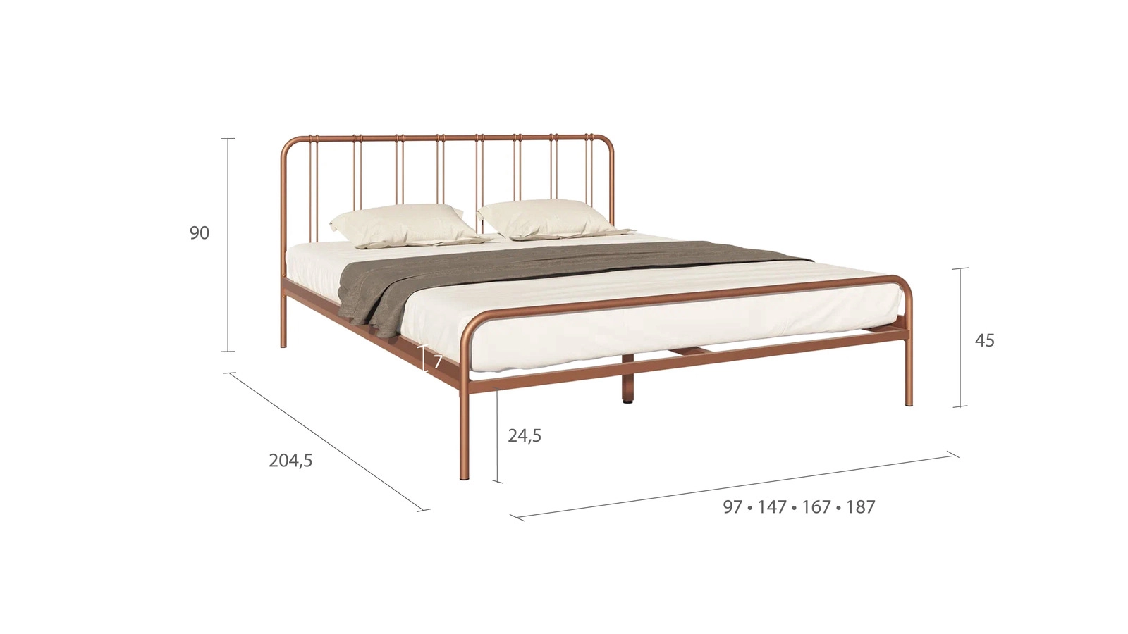 Кровать Antica,черный шагрень Askona фото - 10 - большое изображение