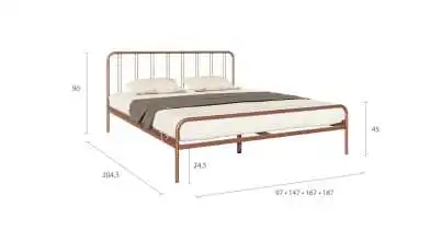 Кровать Antica,черный шагрень Askona фото - 10 - превью