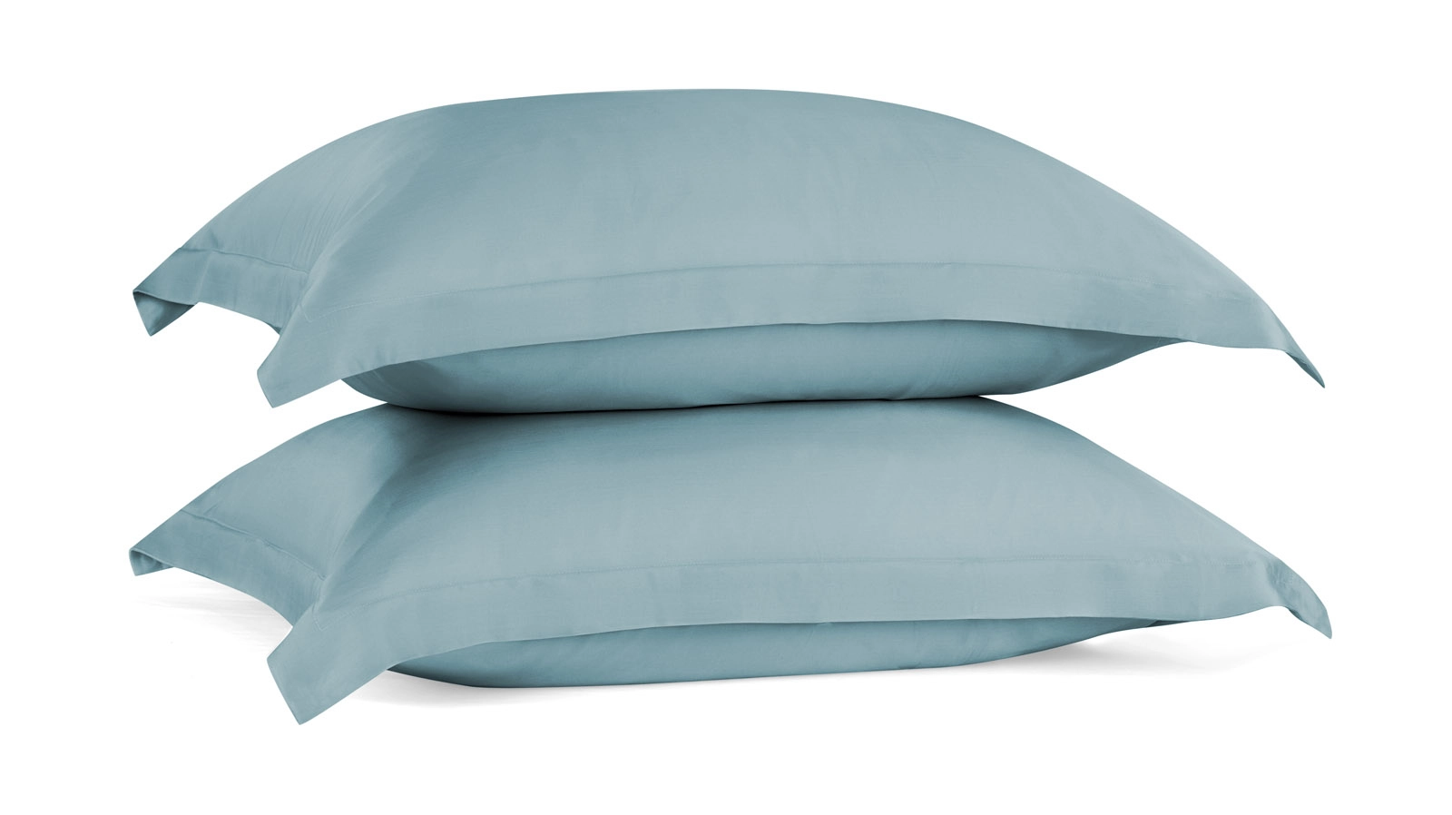 Наволочка Solid Tencel, цвет Пыльный голубой (2 шт.) Askona фото - 4 - большое изображение